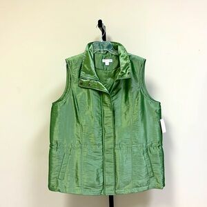 Plus size Coldwater Creek quilted winter vest